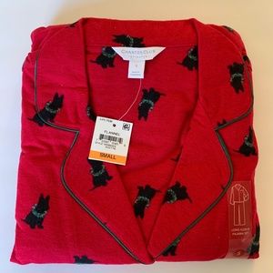 CHARTER CLUB FLANNEL HOLIDAY PAJAMAS SMALL WOMEN